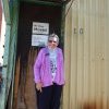 Aunty Margaret Slowgrove (Matthews) outside childhood  home, Underwood St, Botany